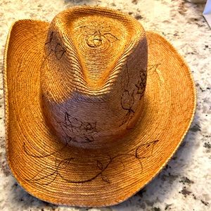 Peter Grimm Brown Western Straw Hat